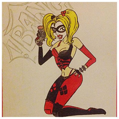 Pin Up Harley Quinn By Laurenmichellestarks On Deviantart