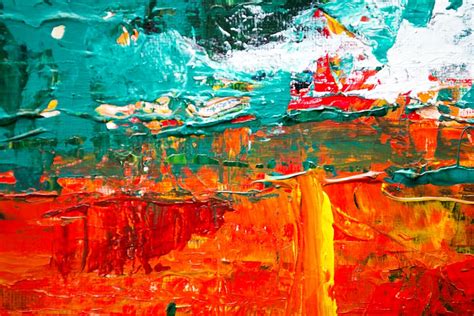 Hd Wallpaper Multicolored Abstract Painting Artwork Colorful