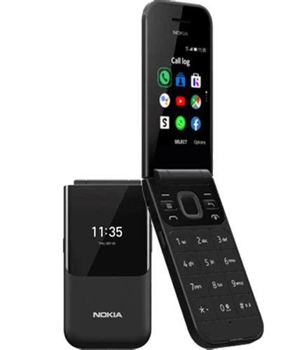 Nokia 2720 Flip Dual Sim Ta 1170 4gb 4g Lte Black Arabic