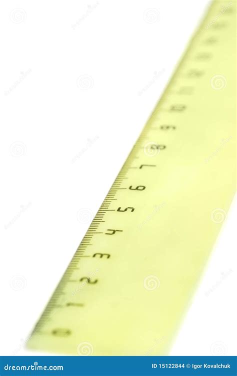 Yellow Ruler Stock Photo Image Of Inch Meter Centimeter 15122844