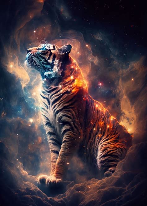 Space Tiger Wallpaper