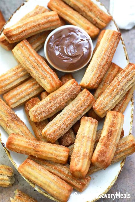 Air Fryer Churros Recipe Video Sweet And Savory Meals