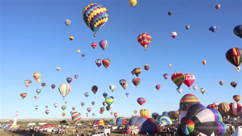 Timelapse Mass Ascension Albuquerque Balloon Fiesta Festival 2017 Youtube