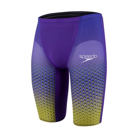 Speedo Fastskin Lzr Pure Valor High Waisted Jammer Mens Violetyellow