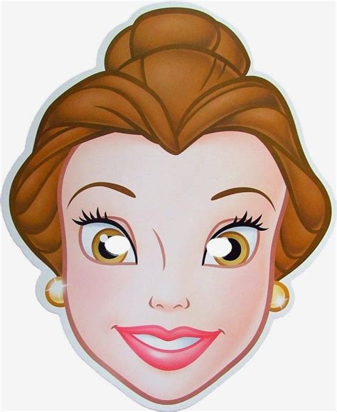 Careta De Princesa Disney Manualidades A Raudales Beauty And The