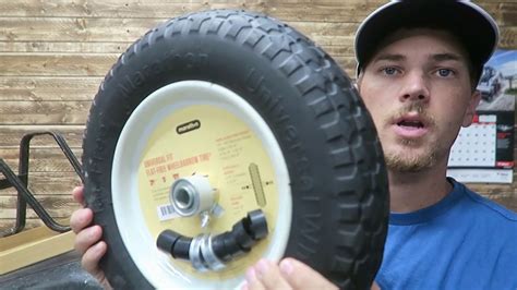 What Is The Best Replacement Wheelbarrow Tire Youtube