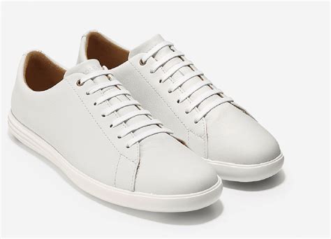 Cole Haan Mens Grand Crosscourt Ii Sneaker White Leather 105 Medium