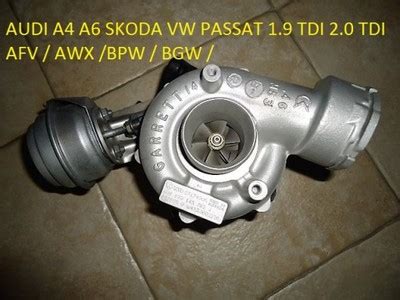 Turbina Turbo Skoda Superb I 1 9tdi 130km AFV AWX 6694702746