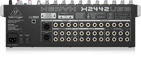 Behringer Xenyx X2442usb 24 Input 42 Bus Mixer With Compressors