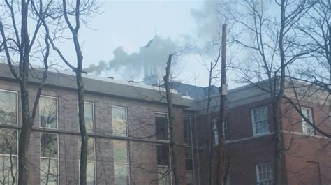 Smoke Billows From Top Of Town Hall Saturday As Officials ‘burn The