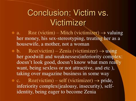 Ppt Interrelationship Between Victimizer And Victim