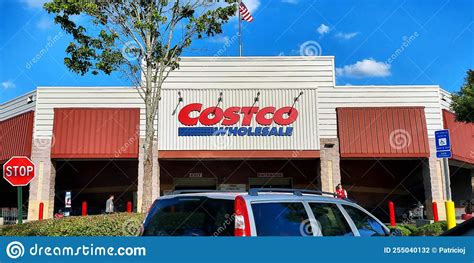 Front Entrance Of A Costco Wholesale Warehouse Store Editorial