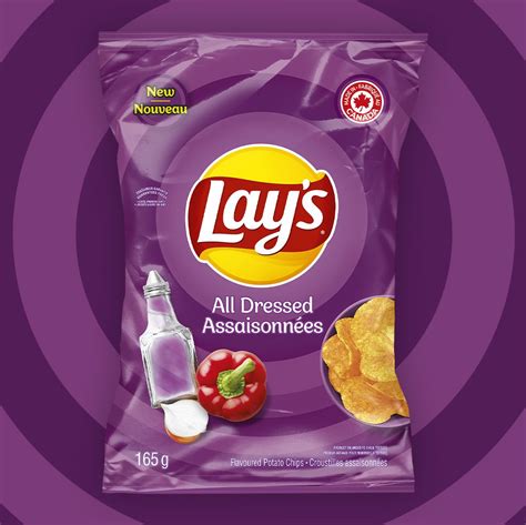 Lays All Dressed Flavoured Potato Chips Lays