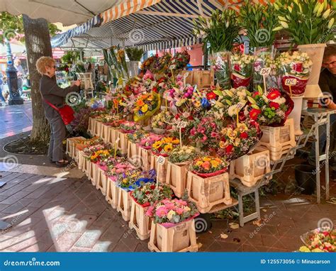 Outdoor Flower Market In Nice France Editorial Photo Image Of France