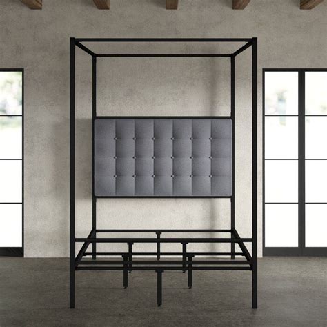 Canopy beds are becoming more and more popular worldwide as they are now available an array of price range, more affordable, and more simplified/minimal, making them suitable for a typical bedroom. Billie Queen Upholstered Canopy Bed