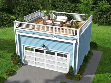 062g 0072 2 Car Garage Plan With Mezzanine Backyard Garage 2 Car