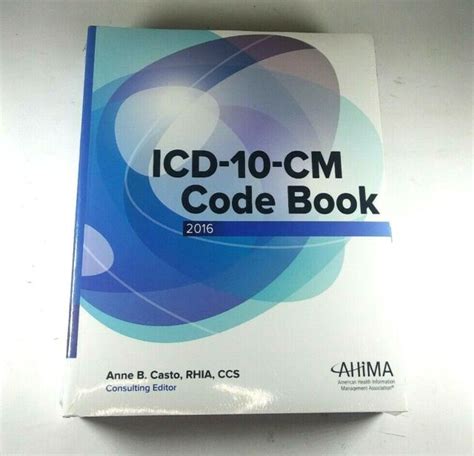 2016 Icd 10 Cm Code Book Ahima Ebay