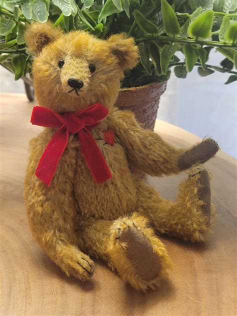 Stuffed Animals And Plushies Miniature Teddy Bear Handmade 47 Inches