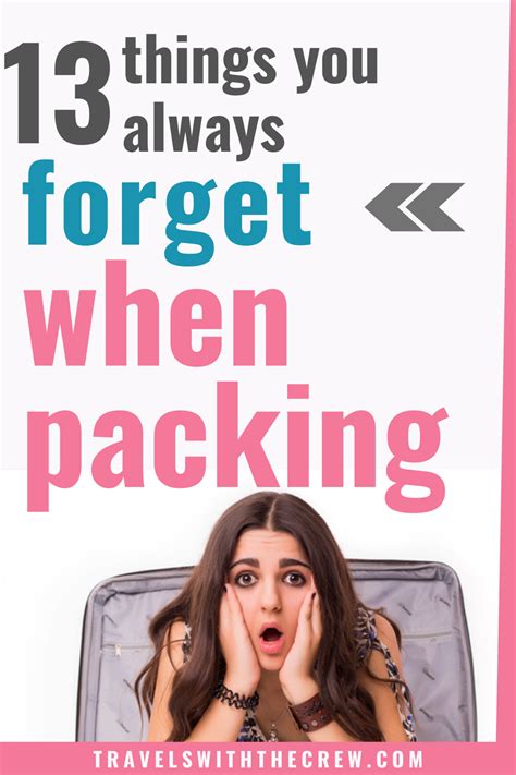 The 13 Things You Always Forget To Pack For A Trip Travels With The