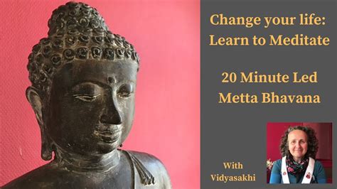 20 Minute Led Metta Bhavana Loving Kindness Meditation Youtube