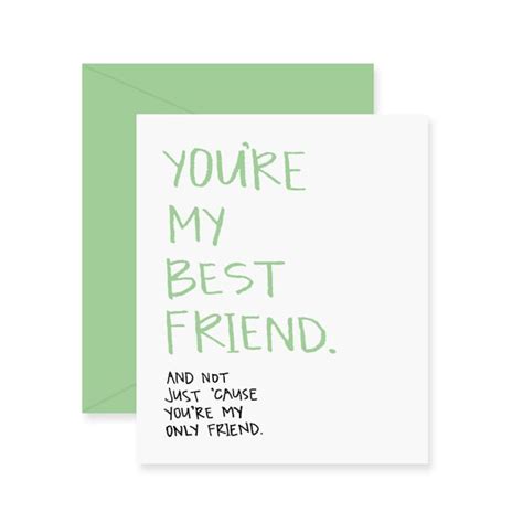 Youre My Best Friend Greeting Card Love Card