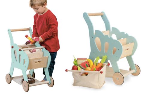 Le Toy Van Honeybake Wooden Shopping Trolley Mums Grapevine