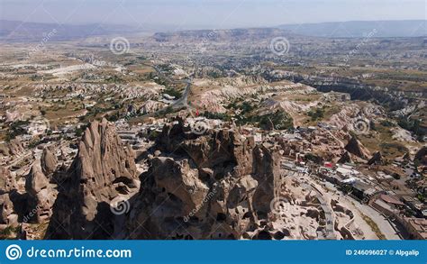 Aerial Top View Of Cappadocia In Turkey Stock Image Image Of Town