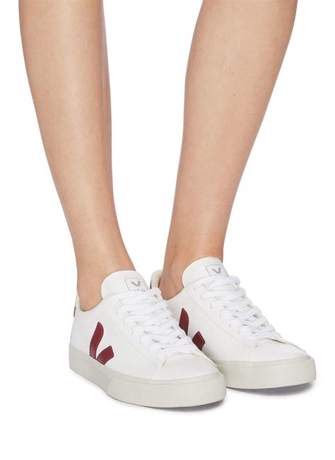 Veja Campo Vegan Leather Sneakers In White Lyst