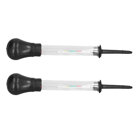 Hydrometers Tester 2pcs 0005 Accuracy Easy Operation Hydrometer Clear