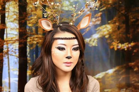 disney bambi geweih selber machen streinchen haarreif carnival bambi party Bambi kostüm