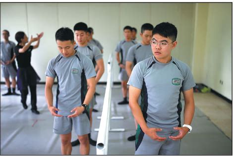 Soldiers Take Part In A Ballet Class At A Military Base