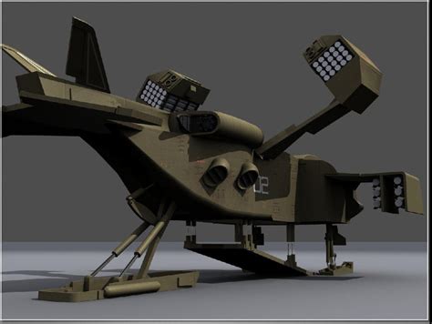 Dropship 3d Studio Model View2 By Proteus6007 On Deviantart