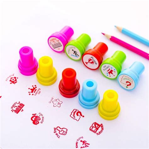 Teachers Stamp For Kids 10pcs Super Well Done Very Good Stamps For Kids