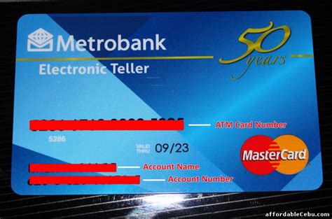 How To Apply For Metrobank Atm Card Bank Account Banking 2031