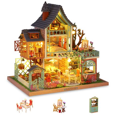 Buy Cuteefun Diy Miniature Dolls House Kit For Adults To Build Diy Mini