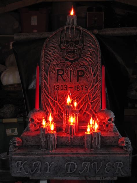 Flickerlights Tombstone Halloween Graveyard Halloween Diy Diy