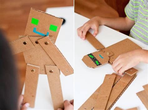 Cardboard Robots Craft Activities For Kids Fun Crafts For Kids Fun