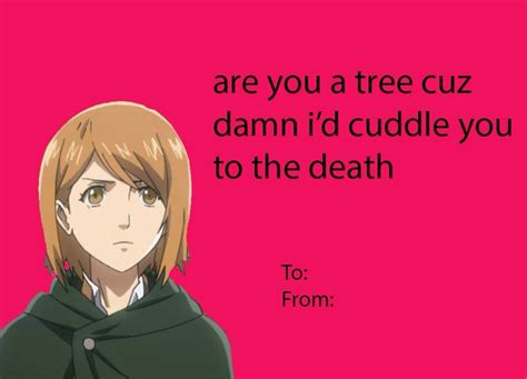 Attack On Titan Valentines Day Card Funny Valentines Cards