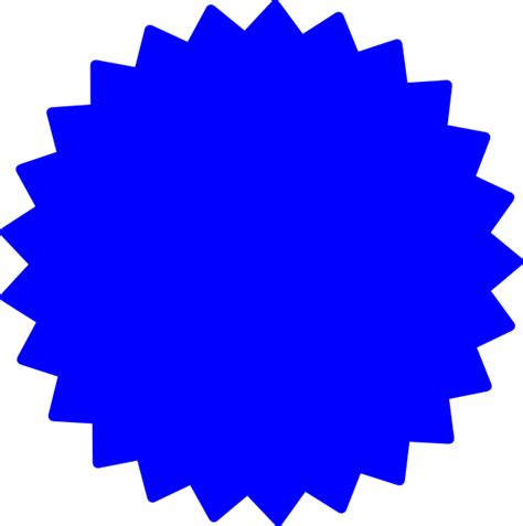 Download Blue Starburst Clipart Certificate Of Authenticity Seal Png Image With No Background