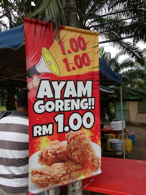 Kali ni halal n' taste nak bagi resepi ayam gunting yang simple dan serius sedap. KasihkuAmani: Ayam Goreng RM1 di Jalan Padang Tembak ...