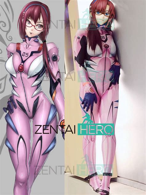 3d Printed Anime Mari Makinami Illustrious Neon Genesis Evangelion Cosplay Costume Eva Plug Suit