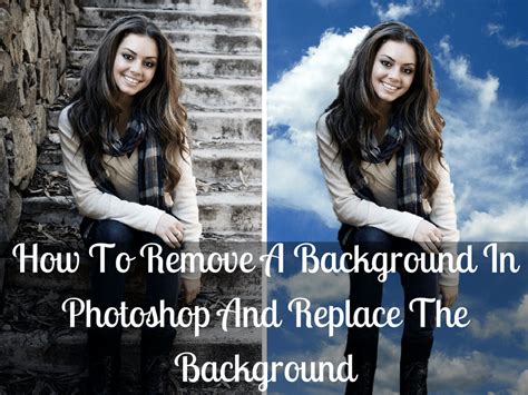 How To Remove A Background In Photoshop And Then Replace The Background