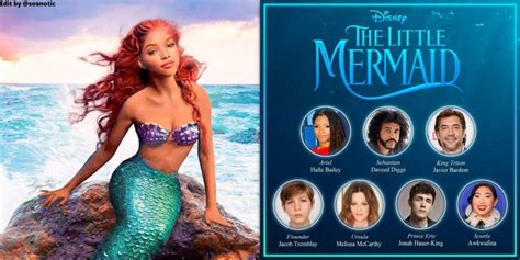 the little mermaid live action cast who is playing who dotcomstories