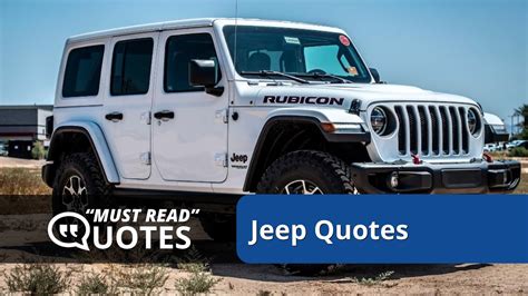 189 Thrilling Jeep Quotes to Fuel Your Adventure - YouTube