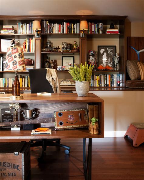 A man cave isn't a place for cute. Man Cave Home Office - Eclectic - Home Office - Los ...