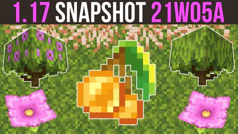 Minecraft 117 Snapshot 21w05a Lush Caves Dripleaf Azalea Bushes