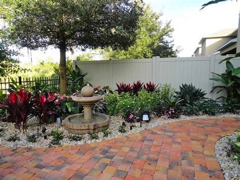 Creating privacy through backyard landscaping requires a lot of advanced planning and attention to detail. Florida Landscape Design Ideas Houzz Patio Landscaping ...