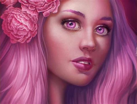 Pin By Fantasy On Damas De Roses Y Flores Character Creation