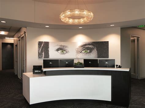 Reception Desk Lenae Design Artisan Skin And Laser Center Lenae