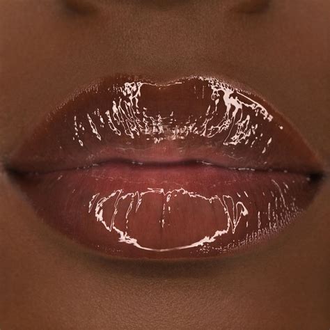 Extra Poppin Lip Gloss Glossy Clear Dark Skin Makeup Lip Colors